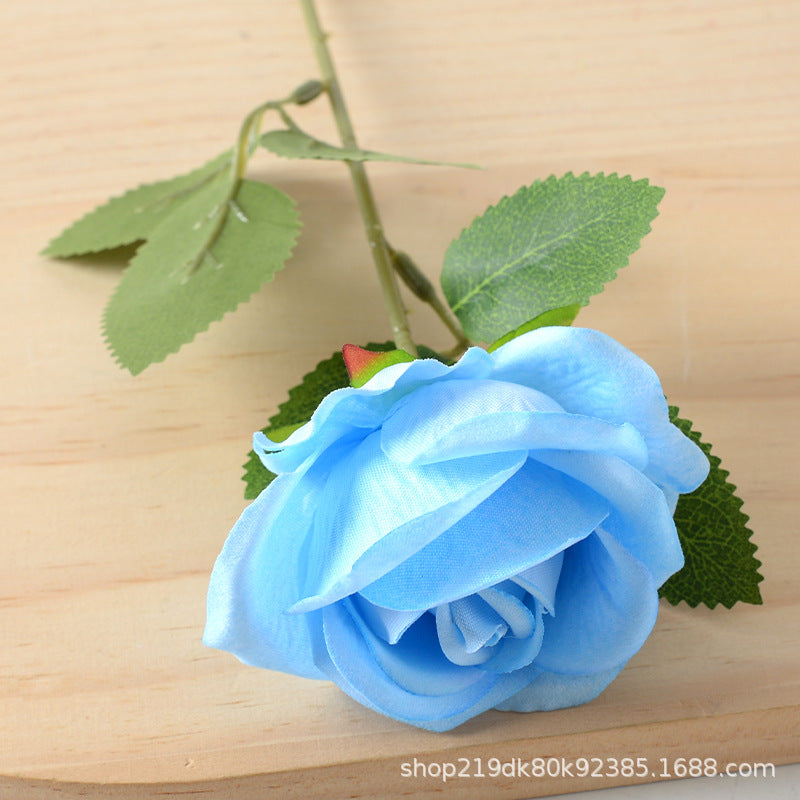 Artificial flannel rose