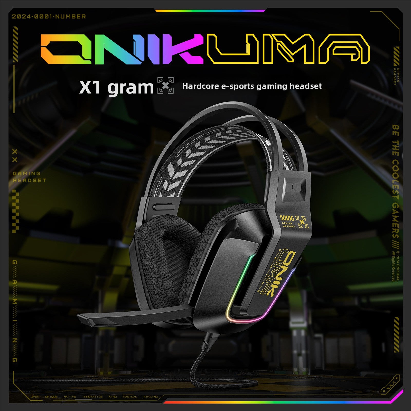 ONIKUMA X13 Wired Gaming Headset