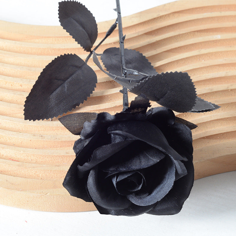 Artificial flannel rose
