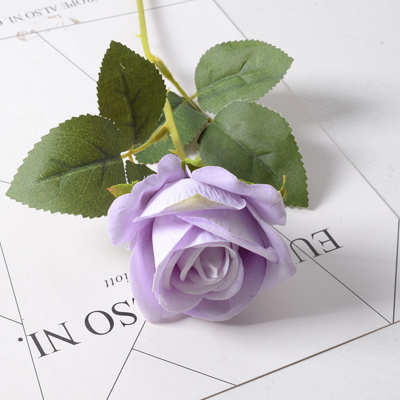 Artificial flannel rose