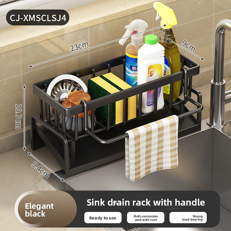 Multi Functional Kitchen Sink Drain Storage Rack