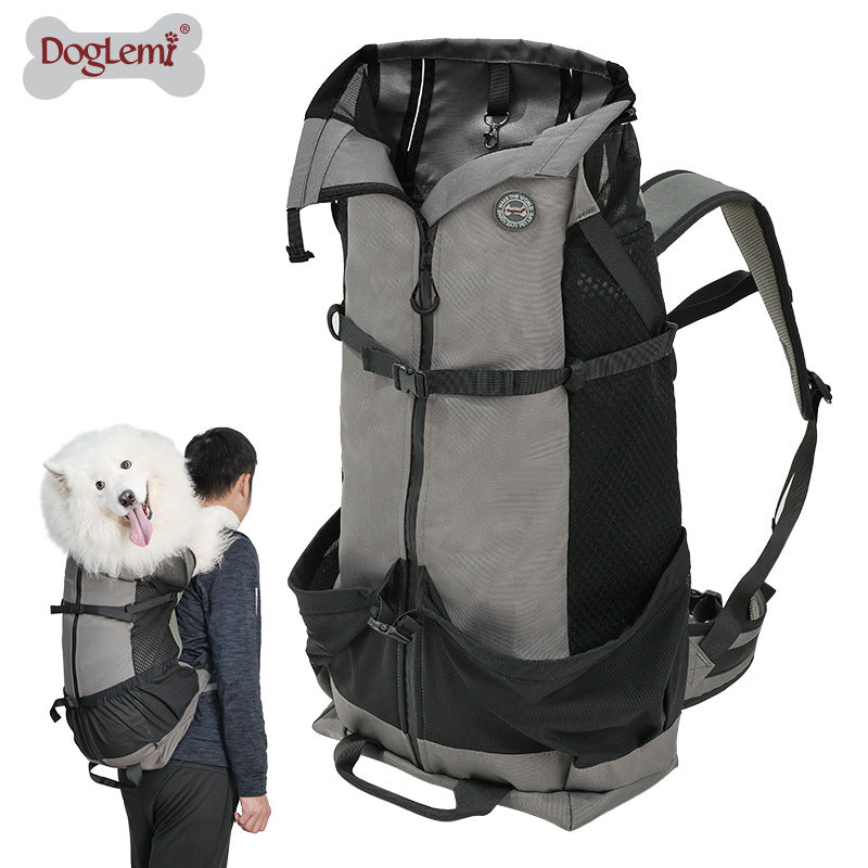 Multifunctional Outdoor Anti-Escape Dog Backpack for Large Breeds