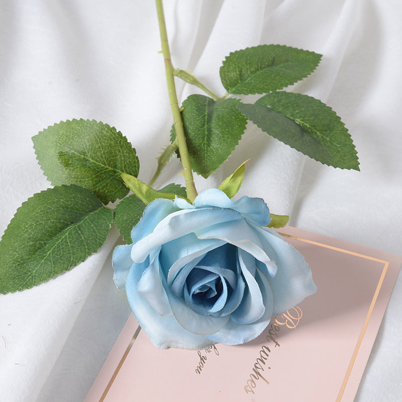 Artificial flannel rose