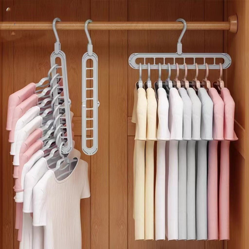Multi-functional Nine-Hook Drying Rack