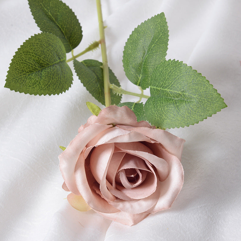 Artificial flannel rose