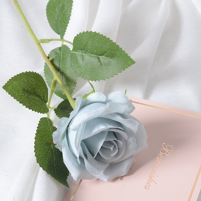 Artificial flannel rose