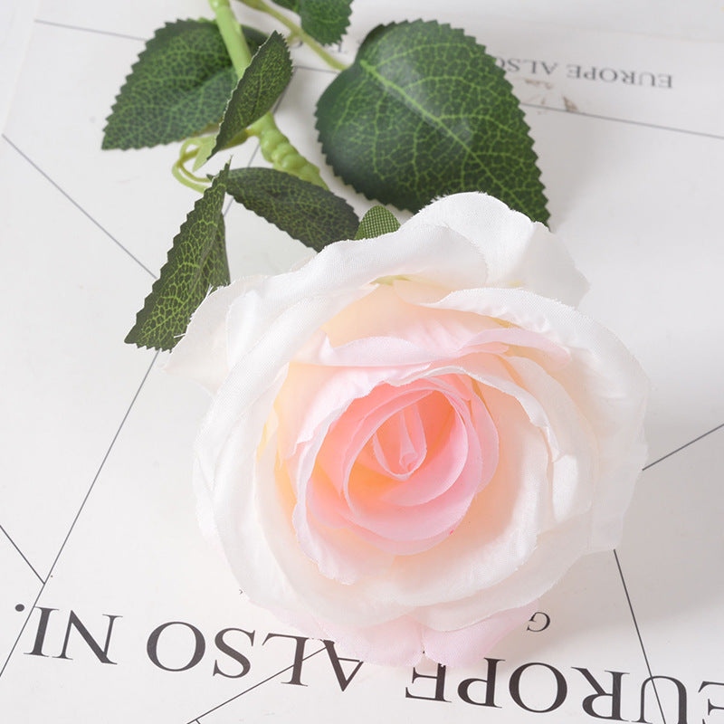 Artificial flannel rose