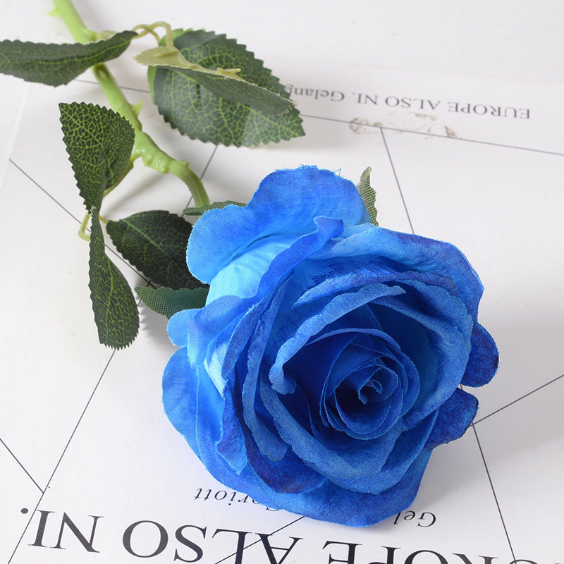 Artificial flannel rose