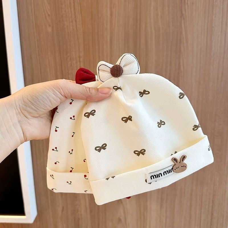 Newborn cotton baby hat