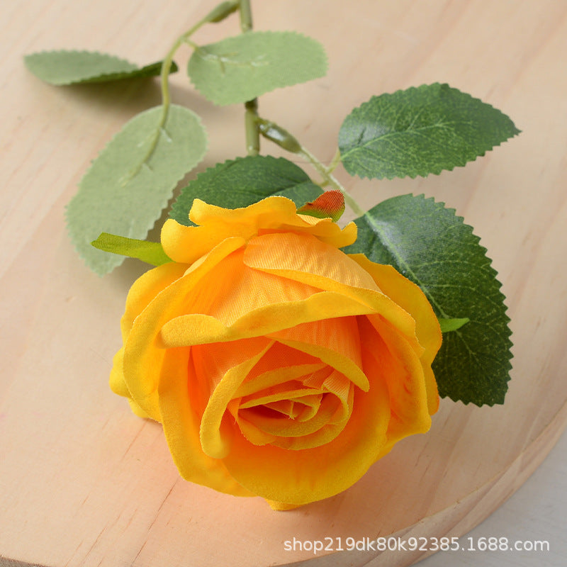 Artificial flannel rose