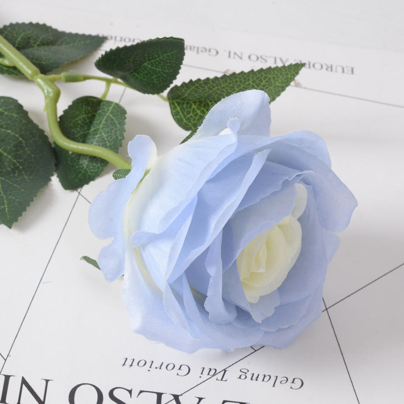 Artificial flannel rose