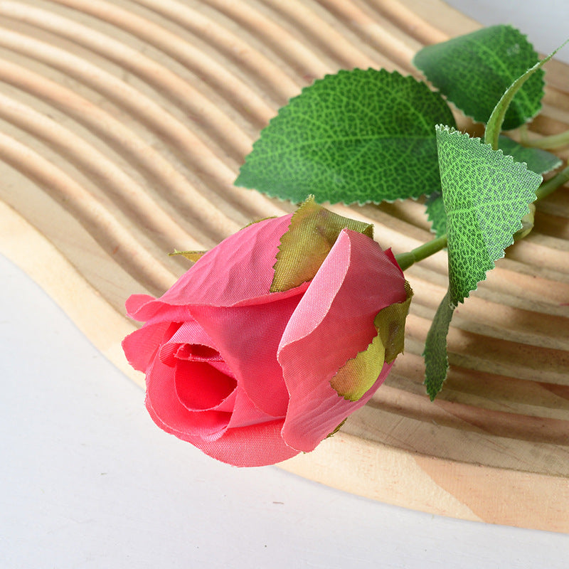 Artificial flannel rose