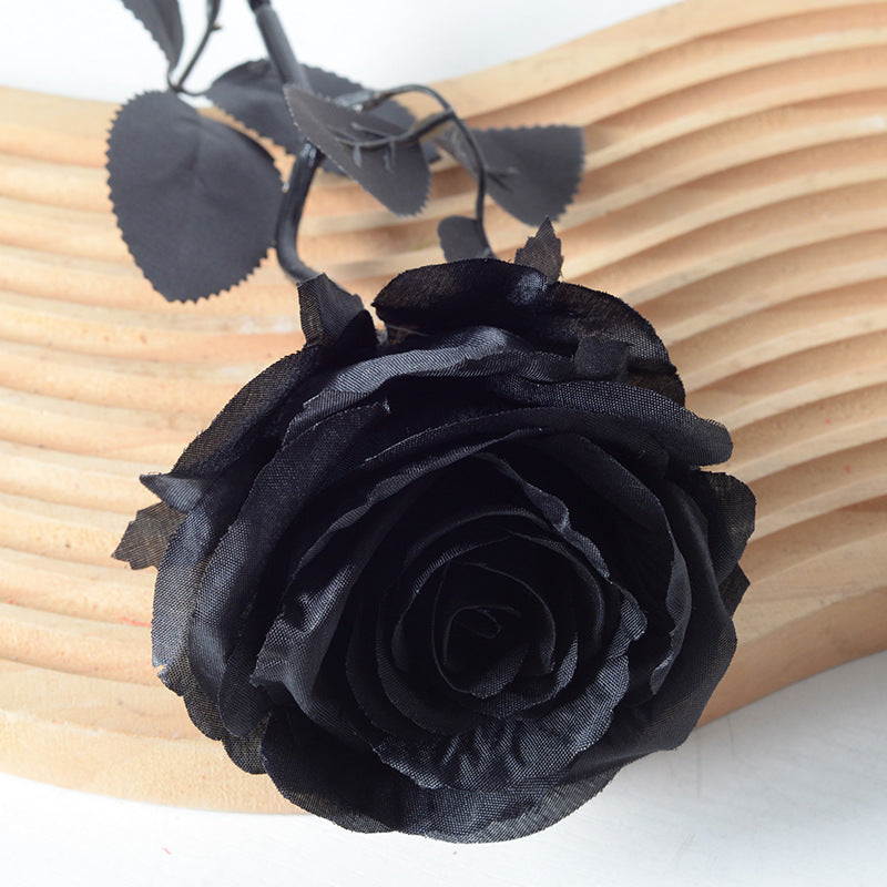 Artificial flannel rose