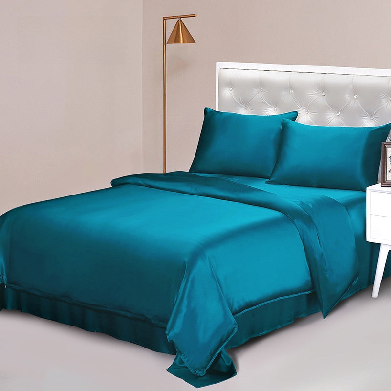 Luxury Mulberry Silk Bedding Four-Piece Set