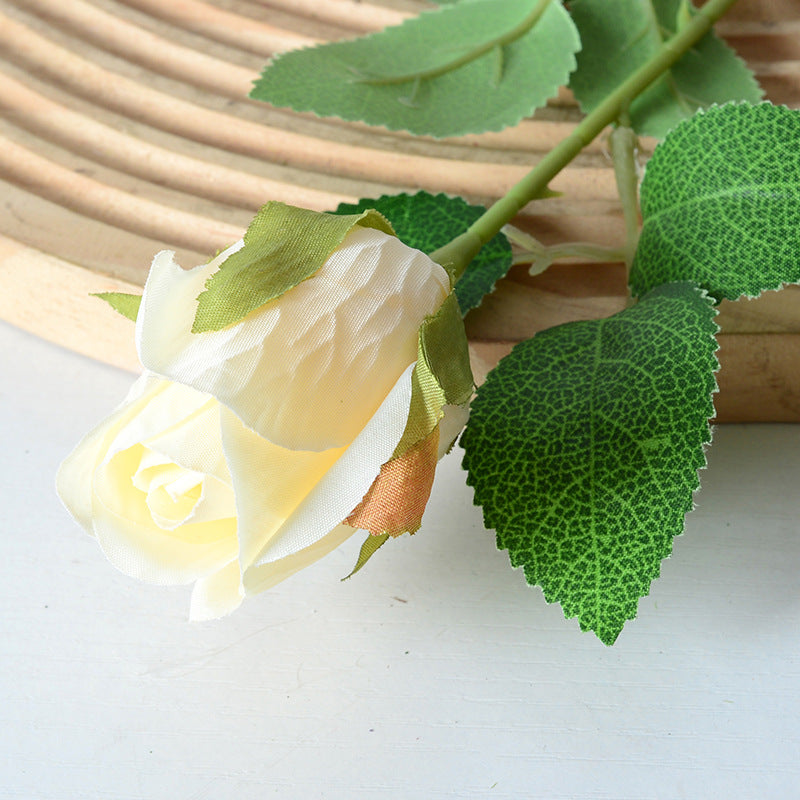 Artificial flannel rose