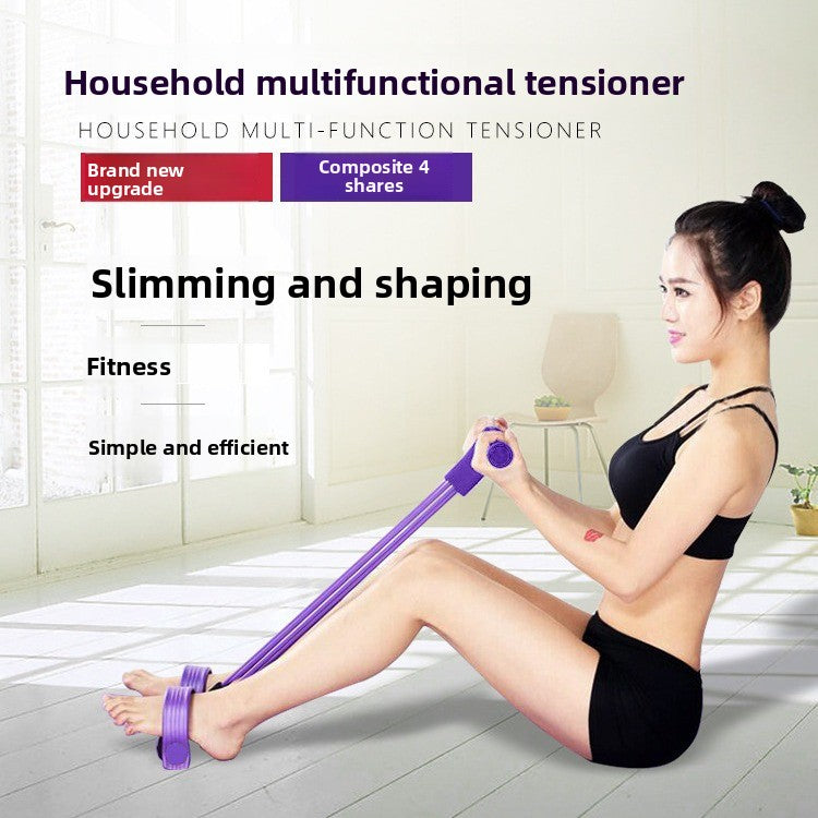 Pedal Tensioner for Home Fitness and Abdominal Exercise