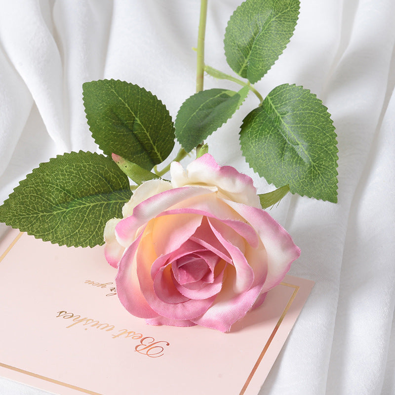 Artificial flannel rose