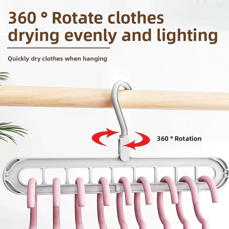 Multi-functional Nine-Hook Drying Rack