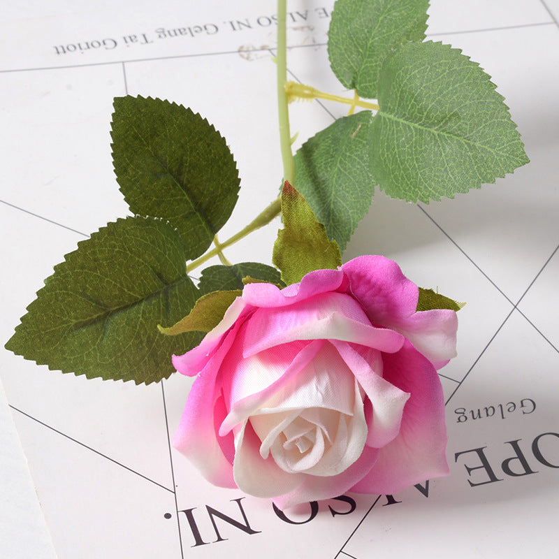 Artificial flannel rose