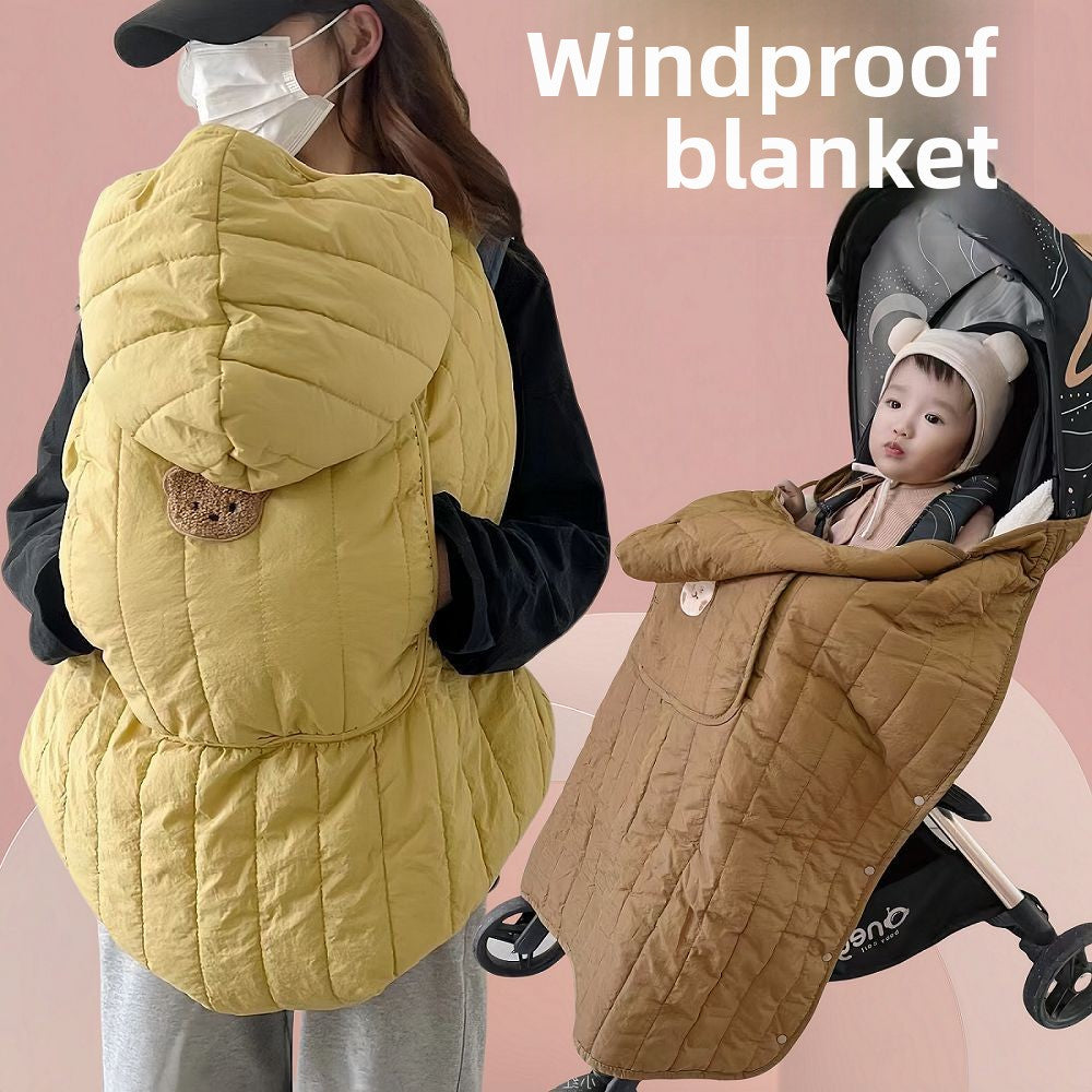 Baby stroller windscreen cover