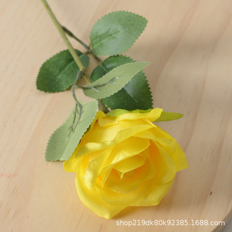 Artificial flannel rose