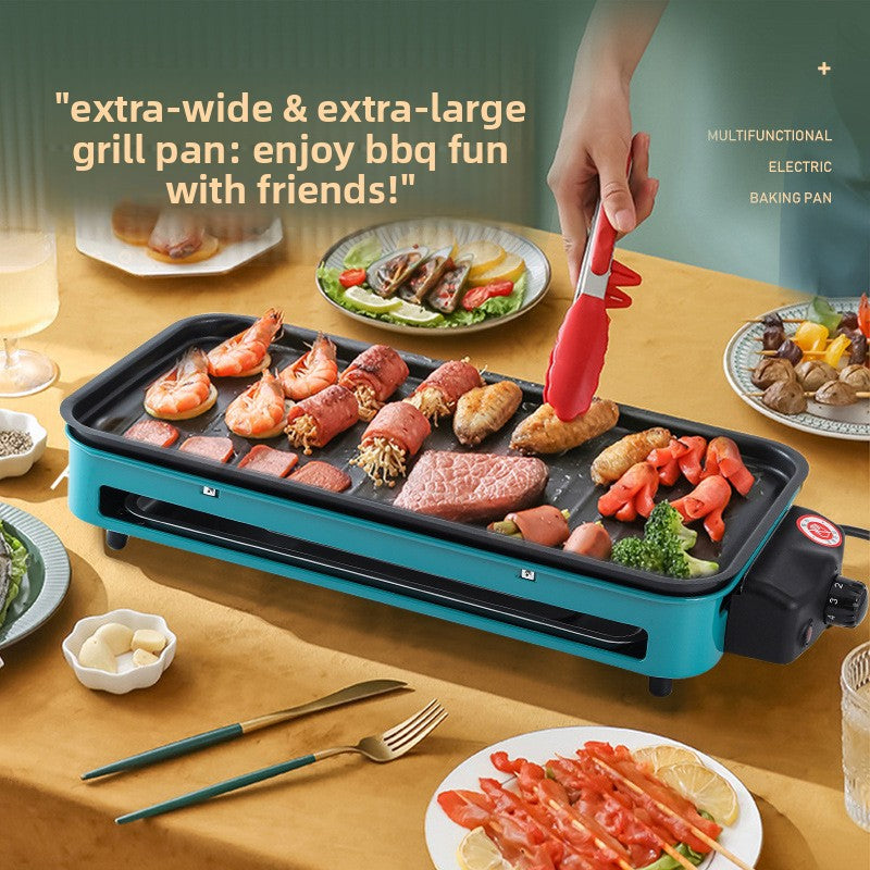 Home smokeless barbecue grill