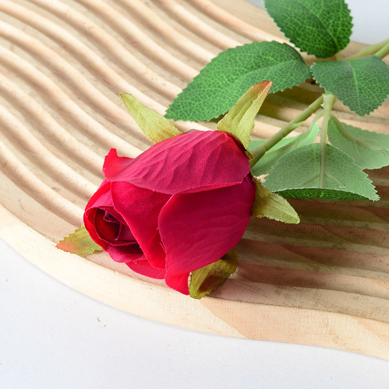 Artificial flannel rose