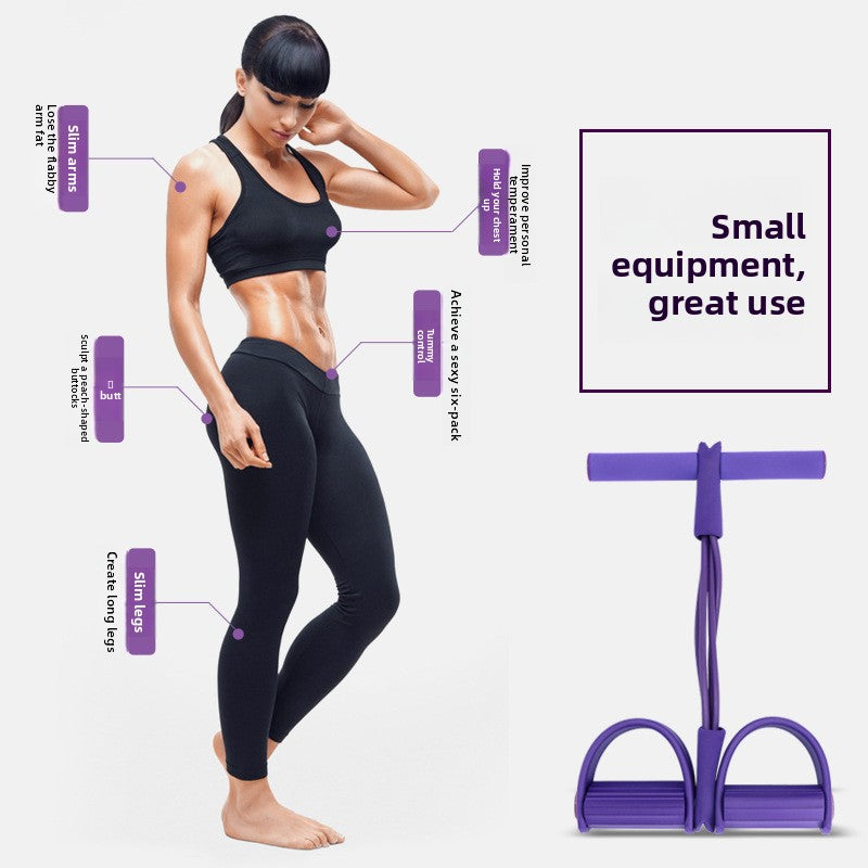 Pedal Tensioner for Home Fitness and Abdominal Exercise