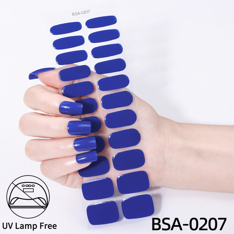 No-Bake Gel Nail Stickers Waterproof Nail Wraps